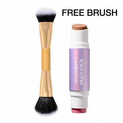 🔥 Buy 1 get 1 free multi-stick with brush - cream blush & bronzer