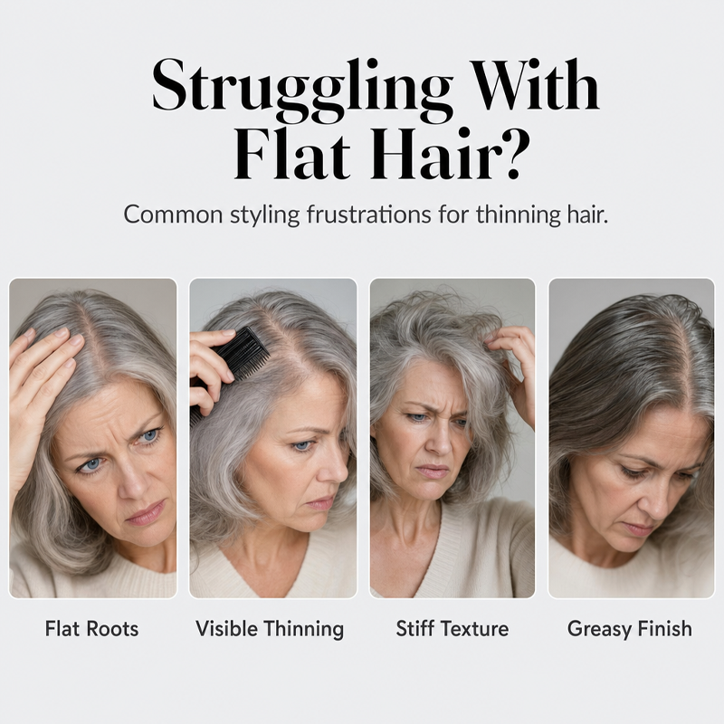 Peach-scented volumizing