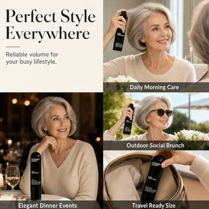 Peach-scented volumizing