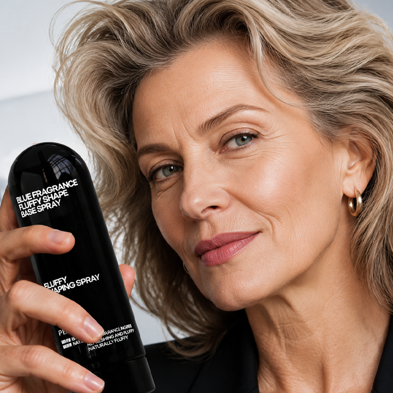 Peach-scented volumizing